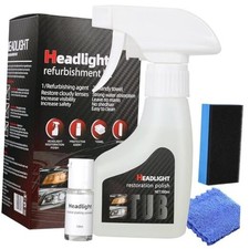 Upgrade Automotive Headlamp Restoration Fluid Kit, 2026 Upgraded Headlight