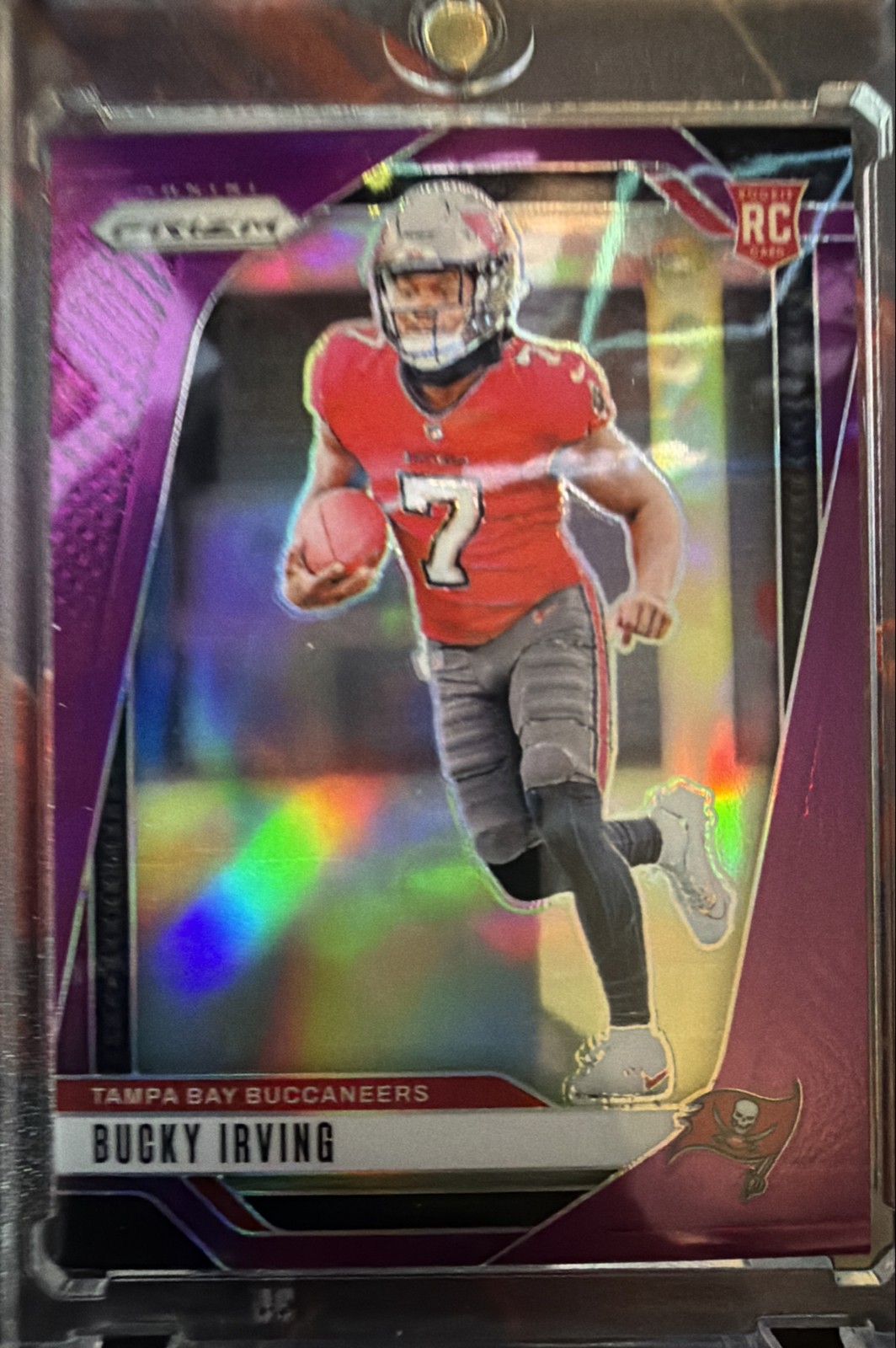 2024 Panini Prizm - Rookies Bucky Irving #316 Purple Prizm /125 (RC)