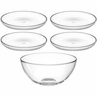 Leonardo Schale / Teller Cucina 5-Tlg. SchüSsel Desserteller Speiseteller Glas