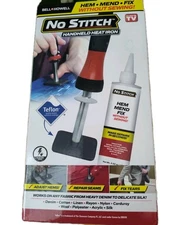No Stitch Handheld Heat Iron With Adhesive Powder  As Seen On TV