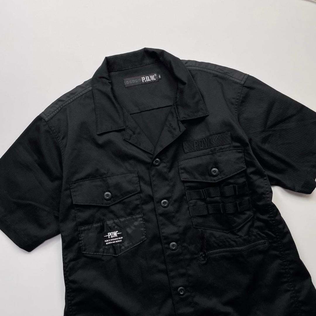 Y2K 00s Archive Military Shirt Avirex Diesel Fuga Hel… - Gem