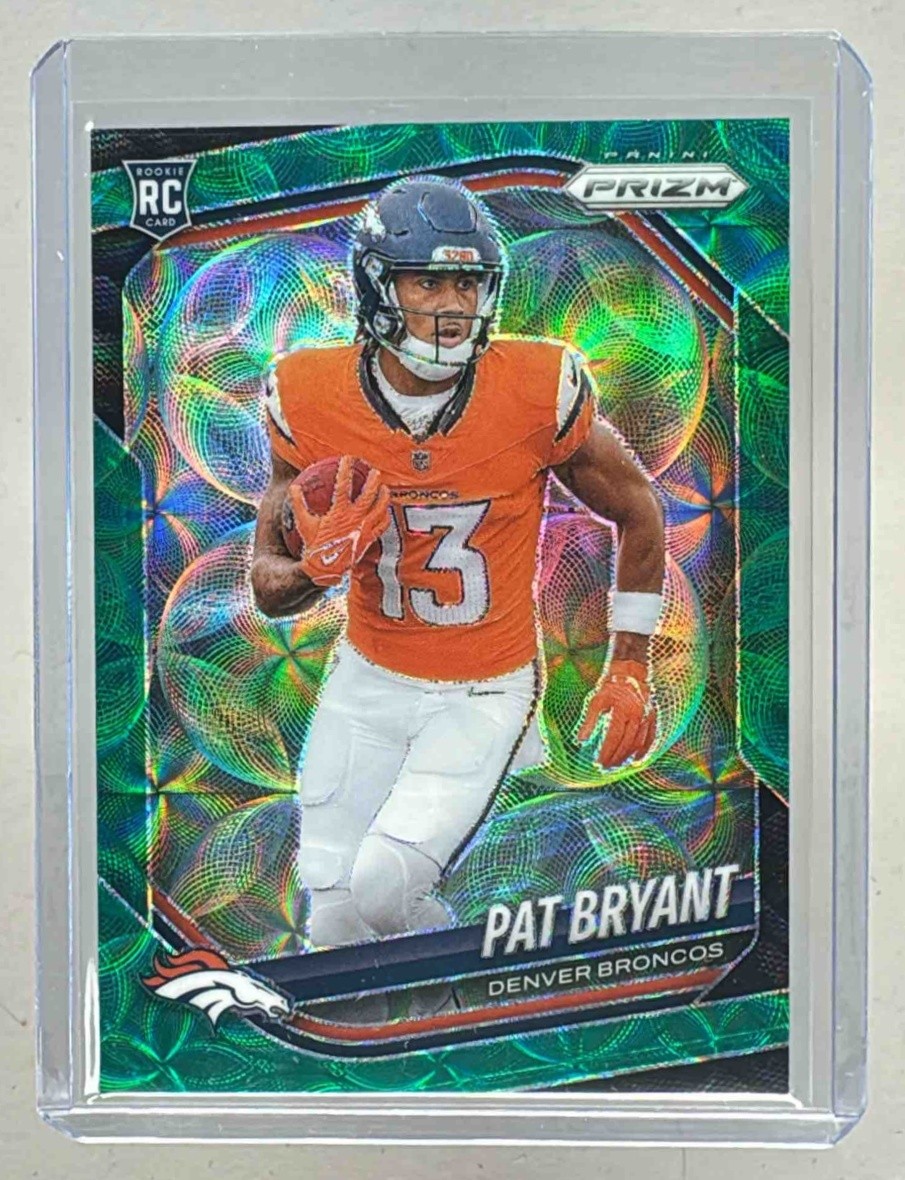 Pat Bryant 2025 Panini Prizm #366 Green Scope Rookie RC /75