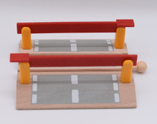 Train Track Crossing with BARRIERS wooden train Railroad COMPATIBLE BRIO THOMAS