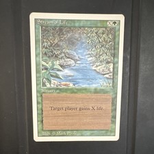 Magic: The Gathering Stream of Life Revised Sorcery Green Common Wizards Regular