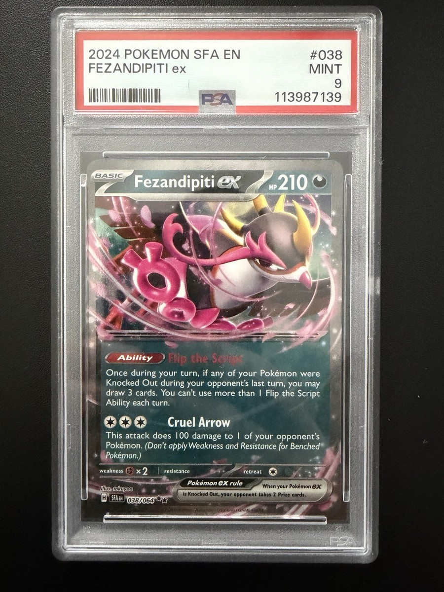Pokémon TCG Fezandipiti EX 38/064 Double Rare SV6.5 Shrouded Fable