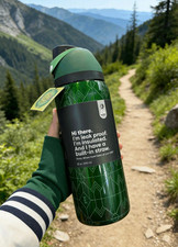 Owala FreeSip 32oz Insulated Stainless Steel Water Bottle Straw Leak Proof Green