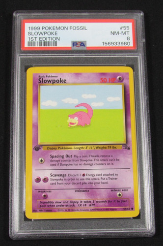 Slowpoke (1st Edition) graded PSA 8 for sale on eBay