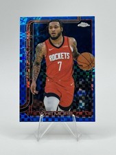 2025-26 Topps Chrome Basketball Cam Whitmore #86 Blue X-Fractor Houston Rockets