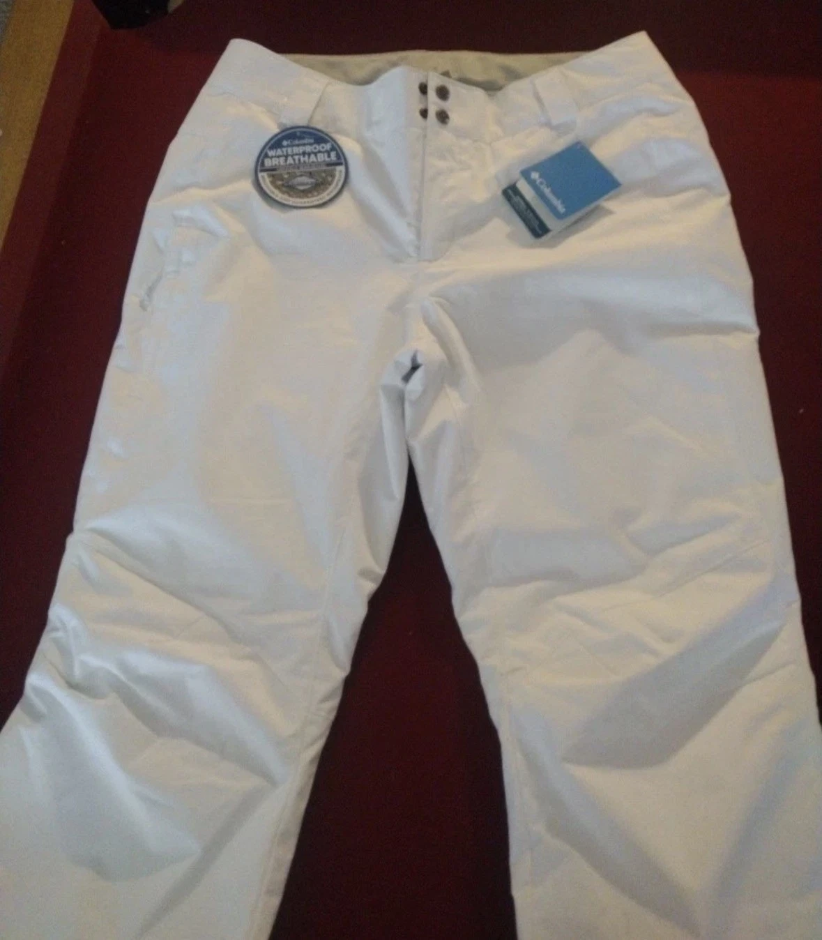 Columbia Insulated Snow Pants Women’s L, Omni-Tech Waterproof Ski Pants