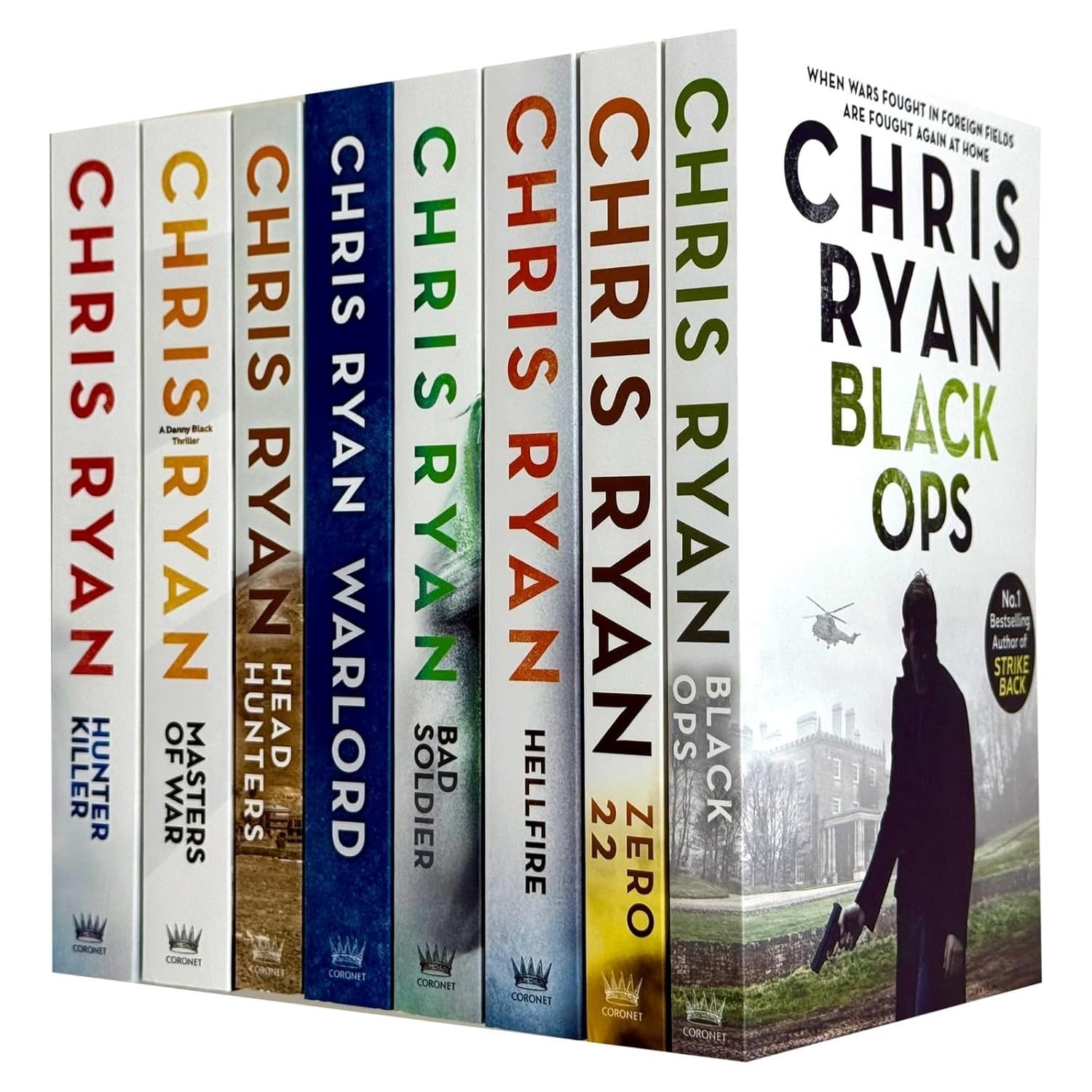 Danny Black Series 8 Books Collection Set By Chris Ryan Hunter Killer,Bad Soldie
