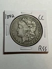1892-CC Carson City Morgan Silver Dollar F/VF Key Date CC