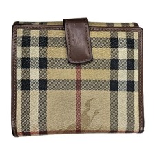 Vintage Authentic Burberry Wallet - Classic Haymarket Check Design - EUC