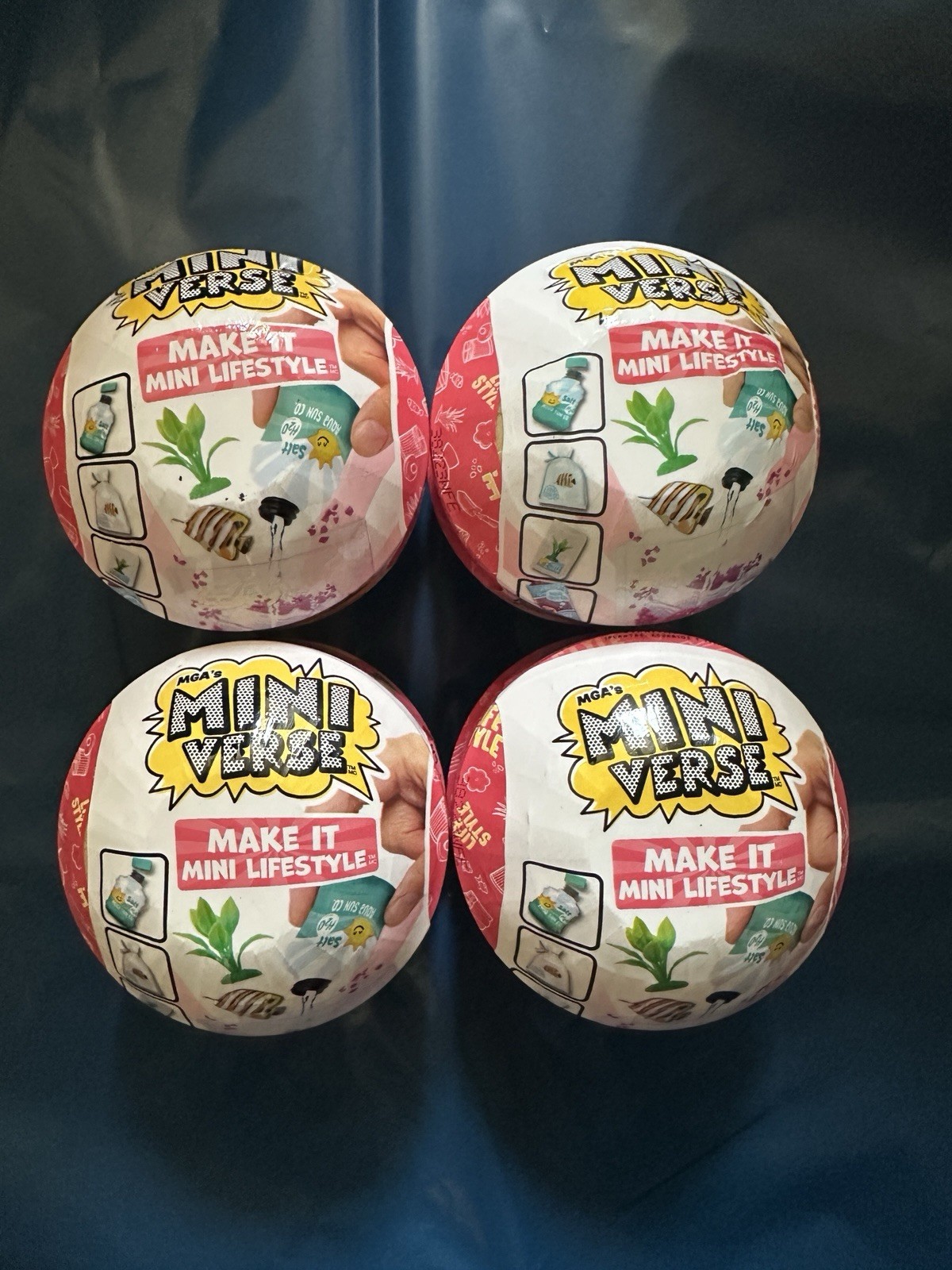 MGA's Miniverse Make It Mini Lifestyle Plant Series 1 Collectibles / 4qty