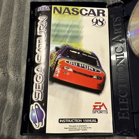 SEGA SATURN - NASCAR 98  / WITH MANUAL  / INSERT CASE