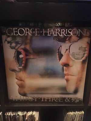 George Harrison Thirty Three & 1/3 Vinyl Record LP 1976 Dark Horse Plays Great