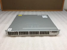 Cisco Catalyst 3850 48 Port PoE+ WS-C3850-48P-L Gigabit Network Switch