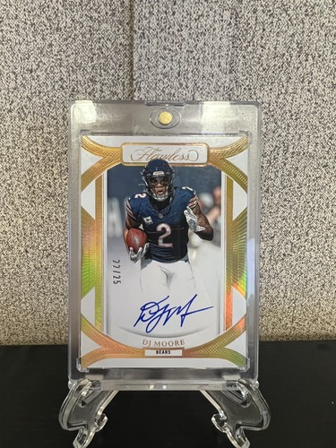 DJ Moore #10 2024 Panini Flawless Frame Signature card