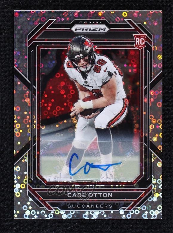 2022 Panini Prizm Rookies No Huddle Prizm Auto Cade Otton #362 Rookie Auto RC