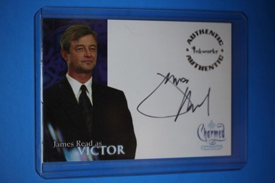CHARMED 'CONVERSATIONS' A10 JAMES READ as VICTOR Autograph Trading Card 2005