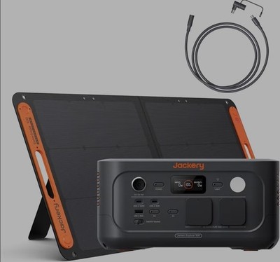 Jackery E500 V2 mit 100W Solarpanel, 513 Wh