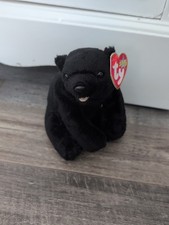 TY Beanie Baby Retired Cinders The Bear 2000 With Tags