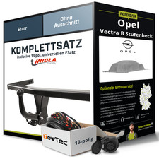 Für OPEL Vectra B Typ 36, J96 Anhängerkupplung starr +eSatz 13pol uni. 95-02 NEU