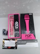 MXL LSM-9 Magenta Dynamic Microphone with Holder, Box  Manual