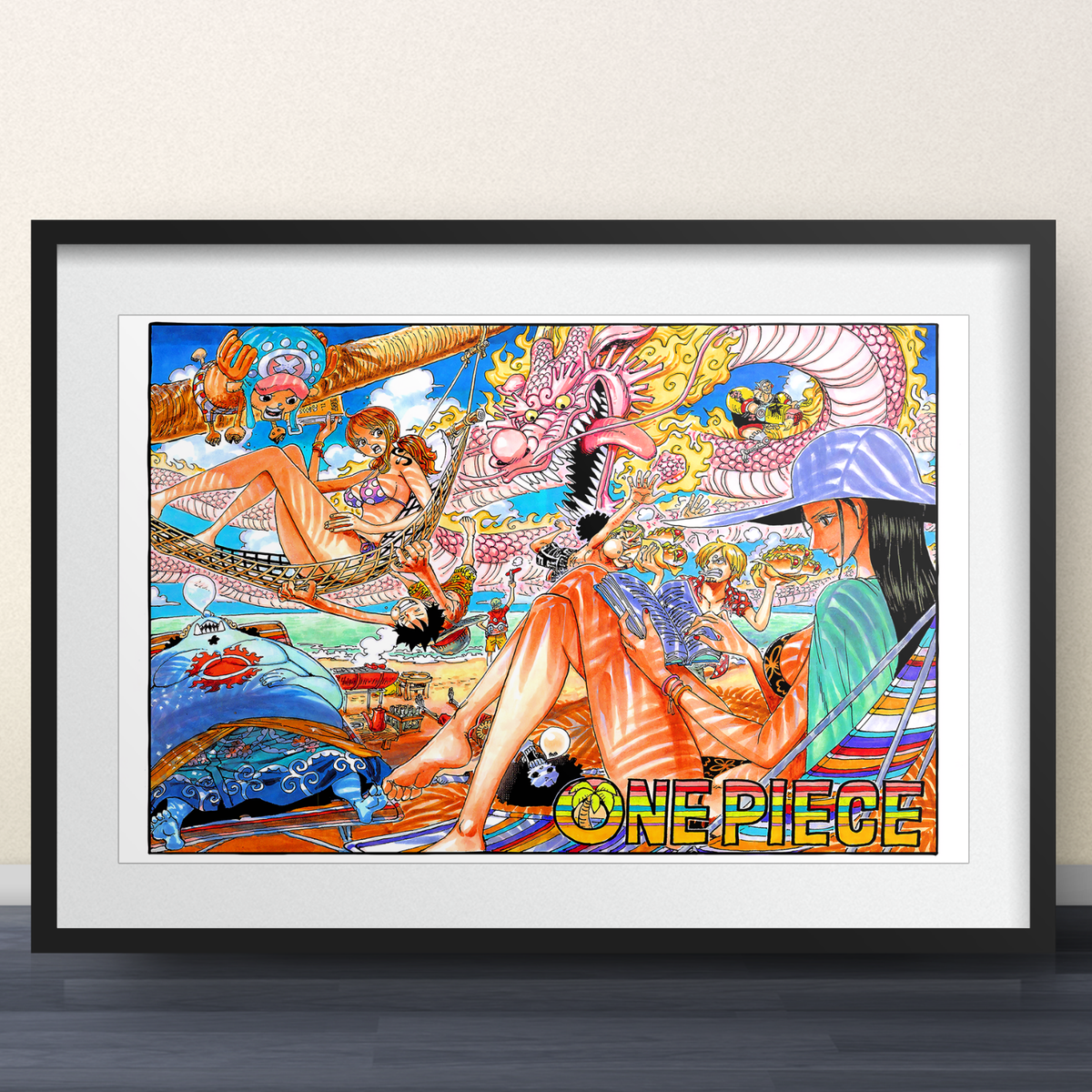 One Piece - Chapter 1047 Shonen Jump Art Spread 11x17 - Art Poster