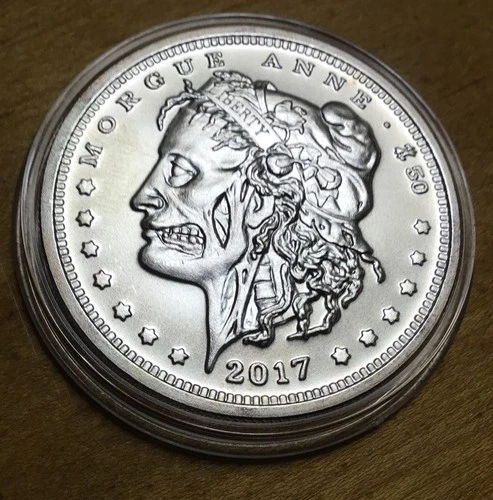 2017 Zombucks Morgue Anne 1 oz .999 Silver Round THE APOCALYPSE