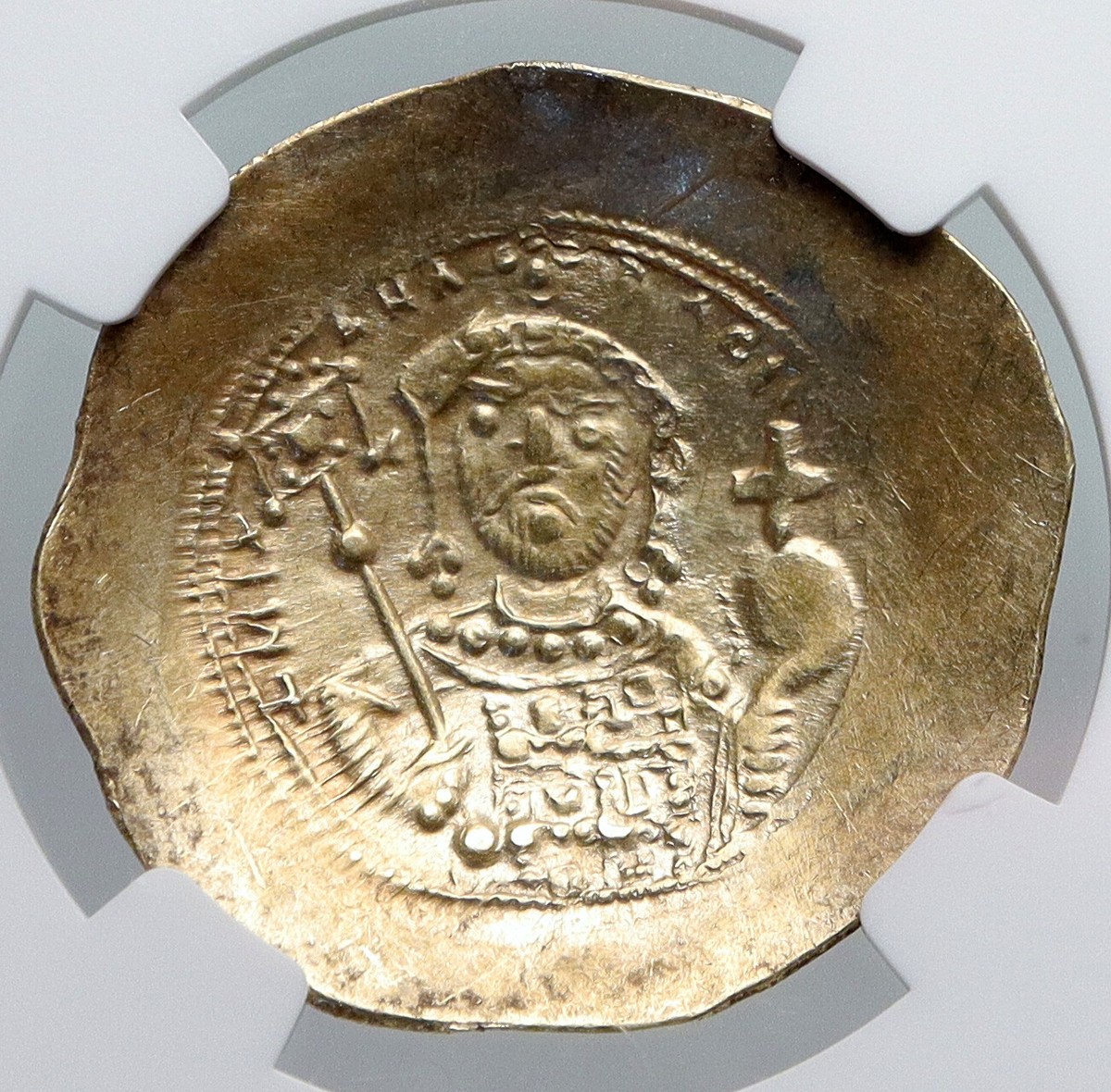 記念幣 MICHAEL VII Ducas 1071AD Gold Jesus Christ Ancient Byzantine