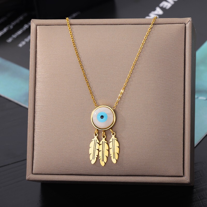 Collar collar mujer collar mujer atrapasueños plumas bisutería regalo