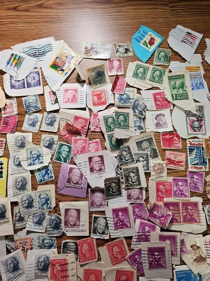 Vintage Postage Stamps US & Canadian Mail Presidents Animals History USPS - Image 4 of 4