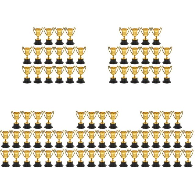 80 Pcs Kids Reward Toy Trophy Award Toy Soccer Trophy Cup 80 Pcs Kids Reward Toy Trophy Award Toy Soccer Trophy Cup