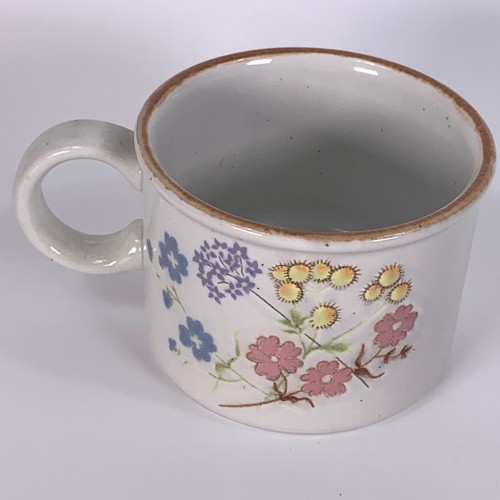 Stonehenge Midwinter Penny Lane Cup & Saucer 80's Rare Wild Flowers Blue Pink - Picture 7 of 15