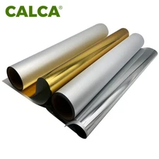 CALCA 24in x 164ft DTF Gold / Silver DTF Foil Film Roll DTF Film Cold Peel