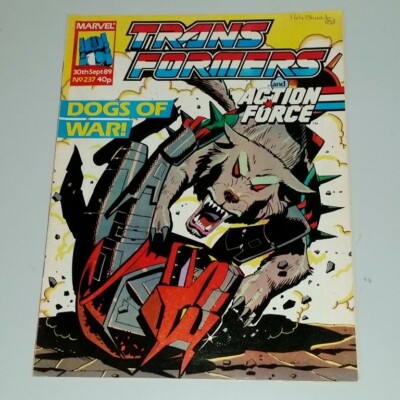TRANSFORMERS BRITISH WEEKLY #237 30TH SEPTEMBER 1989 MARVEL UK COMIC