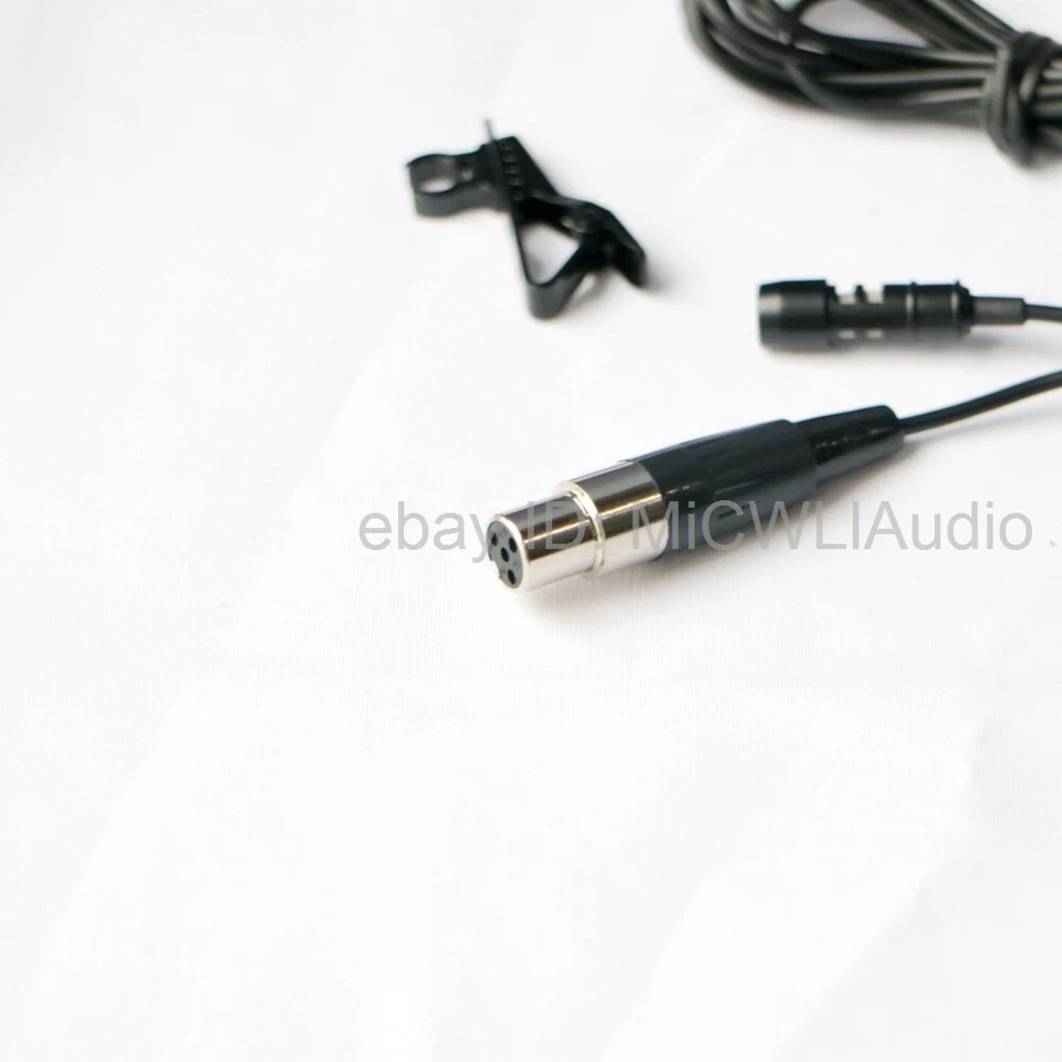 M7B Tie Clip Lavalier Microphone For Shure Wireless Mic Set TA4F mini XLR 4Pin - Image 4 of 4