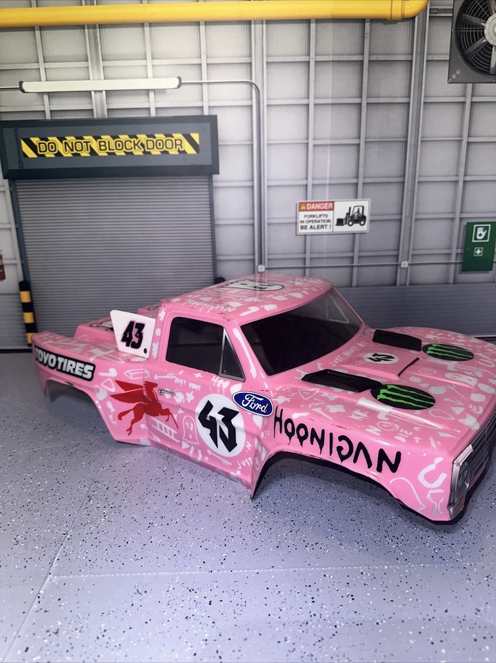 Custom Proline F100 Traxxas Slash 1/10 Ken Block Hoonigan RC Truck Body Hoonipig - Image 2 of 4