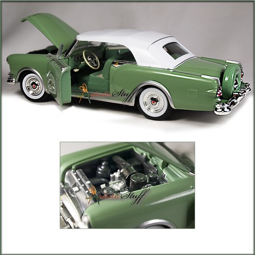 WELLY 1953 Packard Caribbean Soft Top GREEN UN-BOXED FAST PRIORITY SHIPPING - Picture 3 of 3