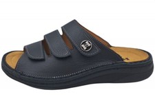 Helix Star-Walker Herren Leder Pantolette Schwarz lose Einlage 82033-31