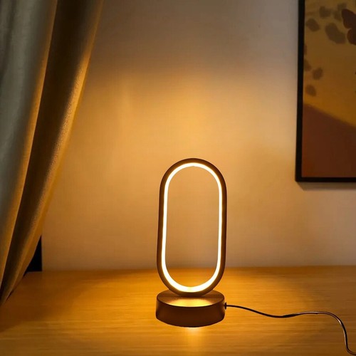 Luce notturna LED da comodino 24 cm 3 tonalità regolabili per camera letto - Foto 2 di 6