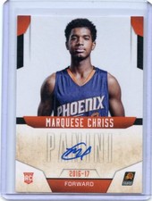 2016-17 PANINI #ND-MC MARQUESE CHRISS AUTOGRAPH ROOKIE RC, PHOENIX SUNS, 101018