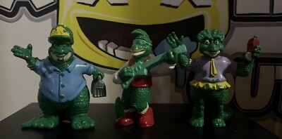 Vintage Lot Of 3 Sinclair Dinosaurs Disney Jim Henson DISNEY 1994 Figure