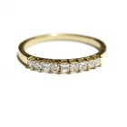 14k yellow gold 1.05ct womens princess diamond wedding band 4.4g ladies 5.25 — photo 1