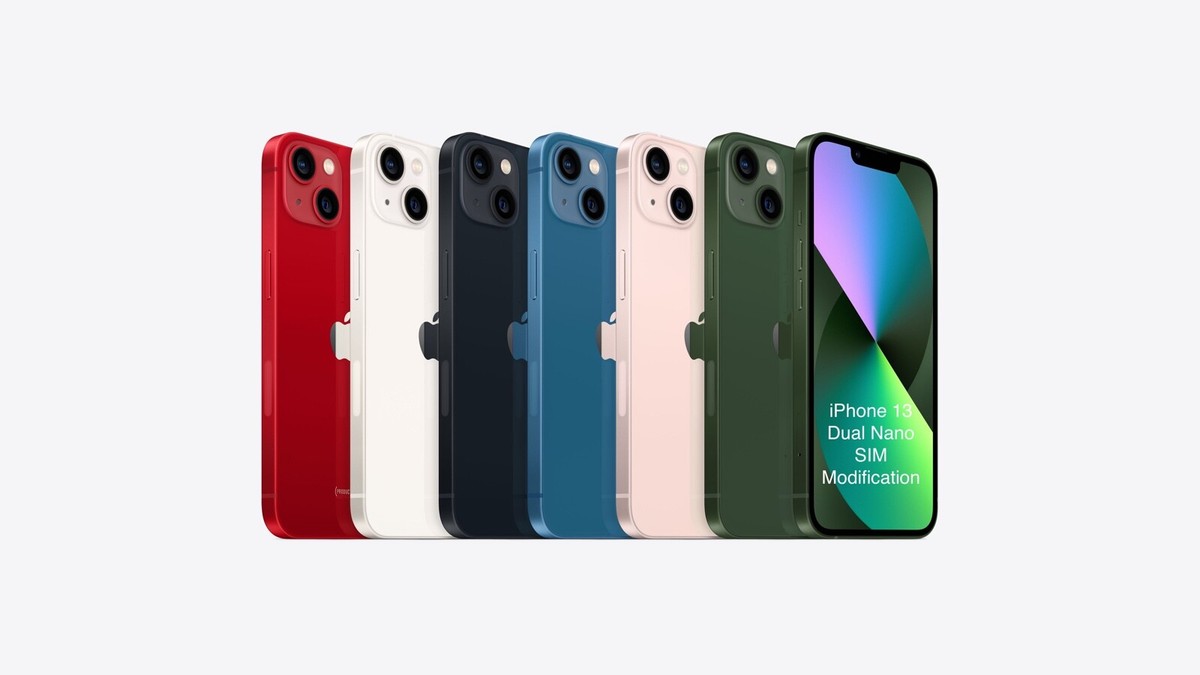 Apple iPhone 13 Physical Dual Sim Modification A2482 A2634