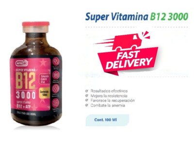 B12 3000 100 ml For Rooster/Gallos | Vitaminas Para Gallos exp 12/28 | eBay