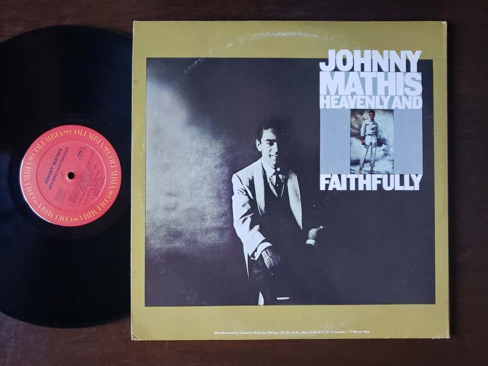 Johnny Mathis Heavenly and Faithfully original vinyl 2LP: EX jacket ...
