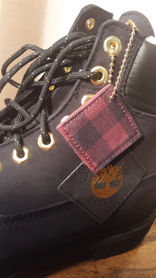 Новый TIMBERLAND загрузки шнурки комплект (5шт) в бордовый/пшеничный - Изображение 4 из 4