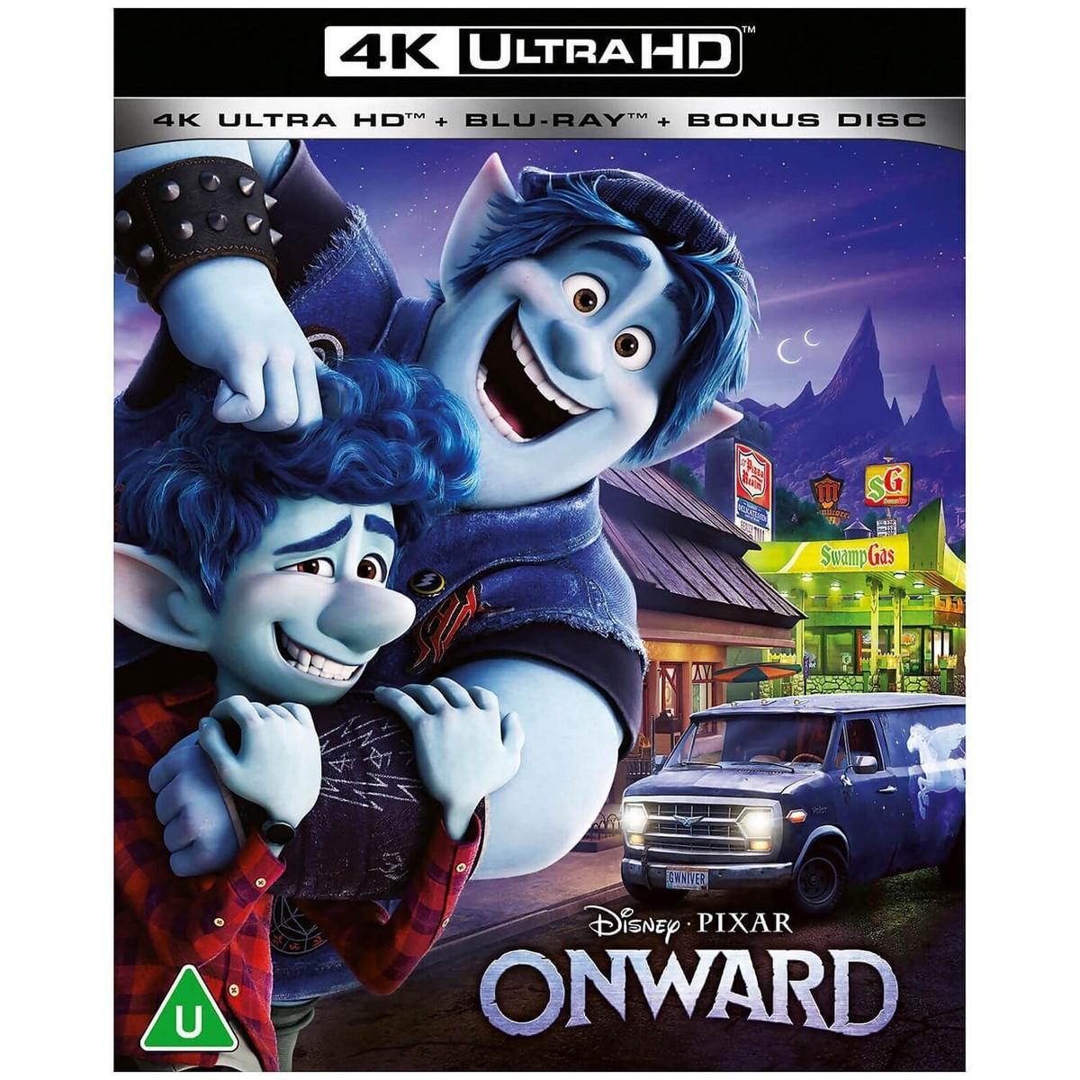 Onward [U] (RARE DISC EDITION) 4K UHD/Blu Ray DISNEY PIXAR NEW