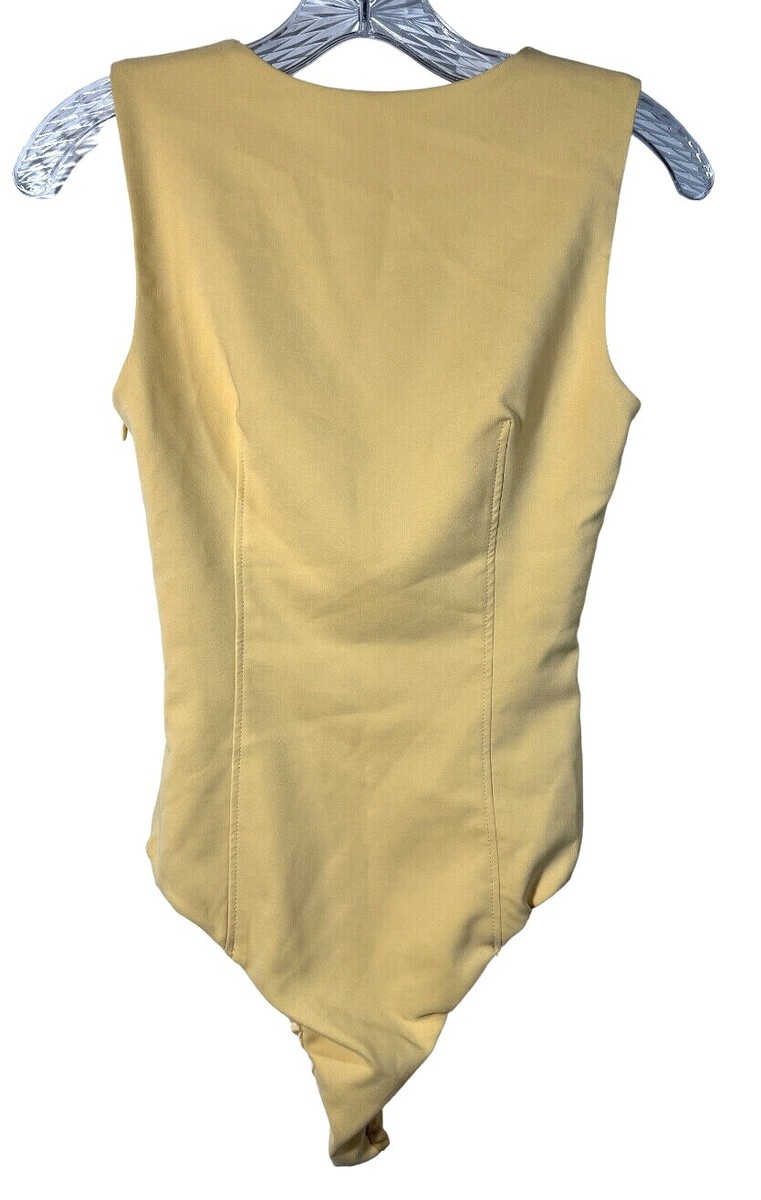 SOUSOU 唐胴衣 Zara Women's Bodysuit Sleeveless w/ Metal Detail Size S